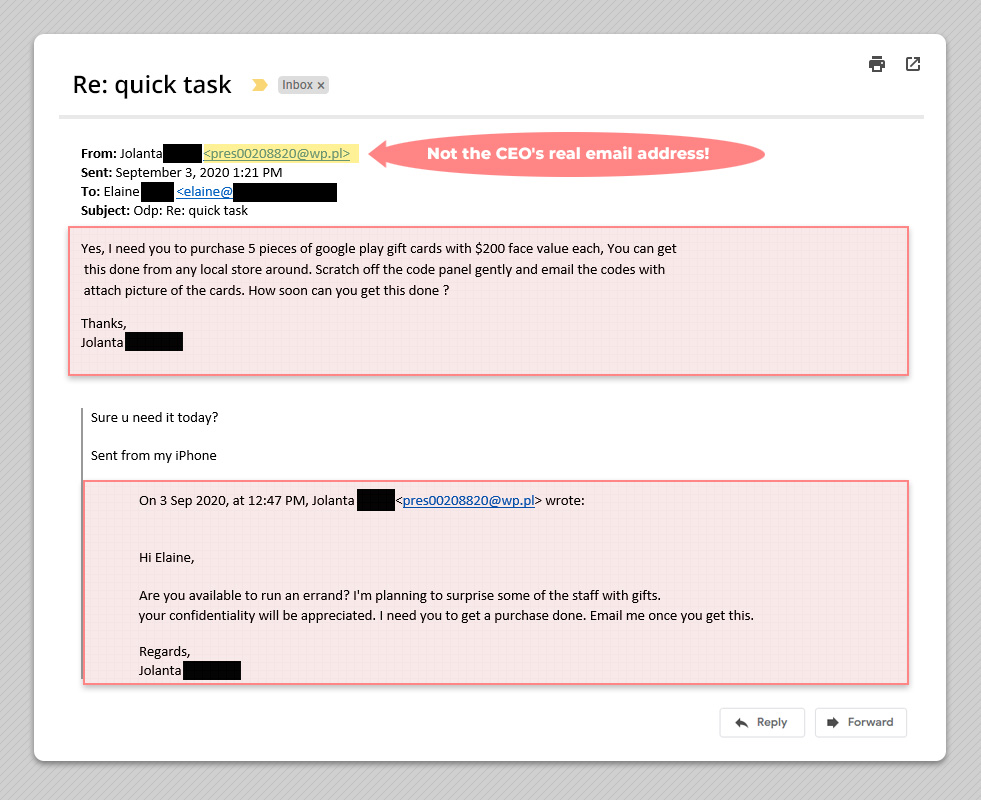 Do you know what a CEO Scam looks like?  How about a Spear Phishing attack?