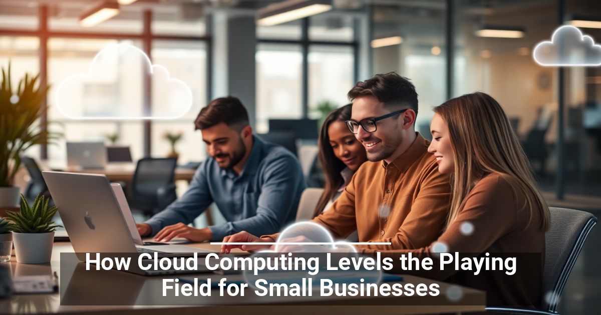 How Cloud Computing Levels the Playing Field for Small Businesses