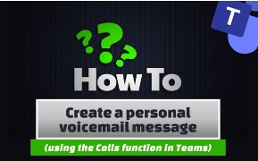 How to Create a Personal Voicemail Message
