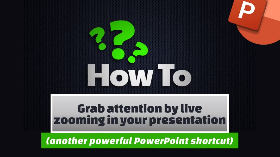 How To Grab Attention By Live Zooming In Your Presentation