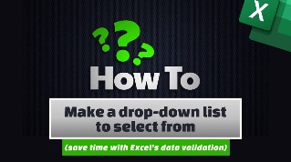 How to Make a Drop-Down List to Select From