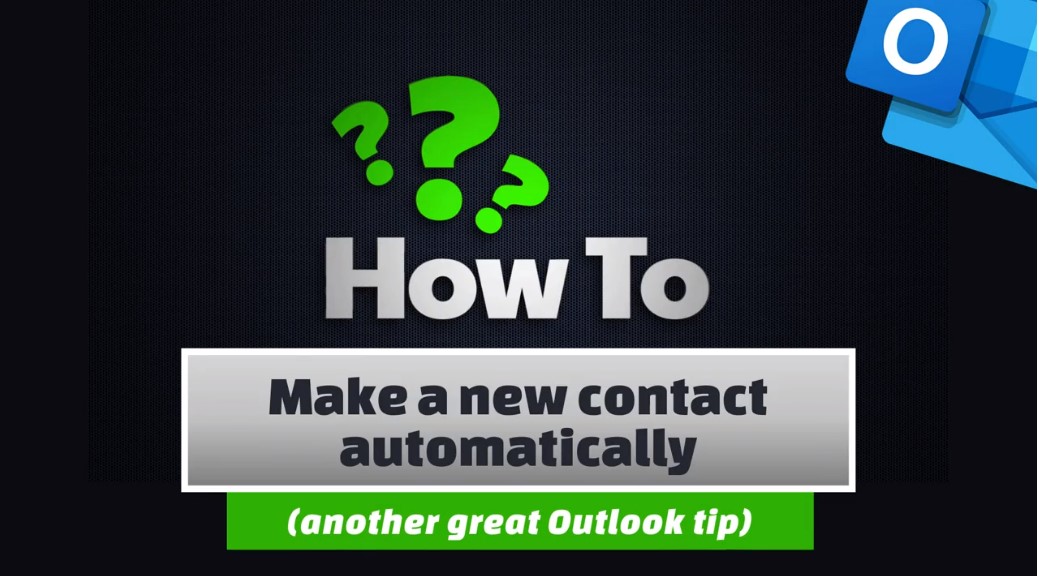 How To Make A New Contact Automatically