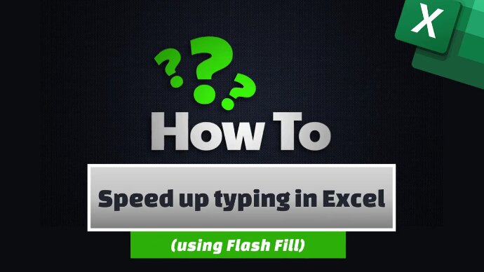 How To Speed Up Typing In Excel