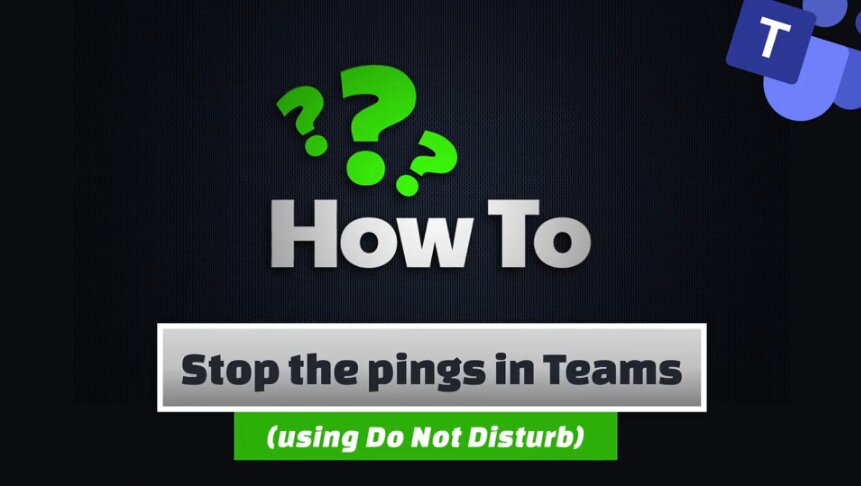 How To Stop The Pings With Do Not Disturb Mode