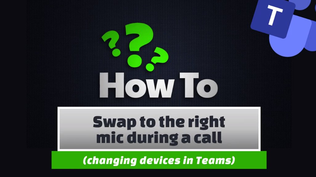 How To Swap The Right Mic During A Call