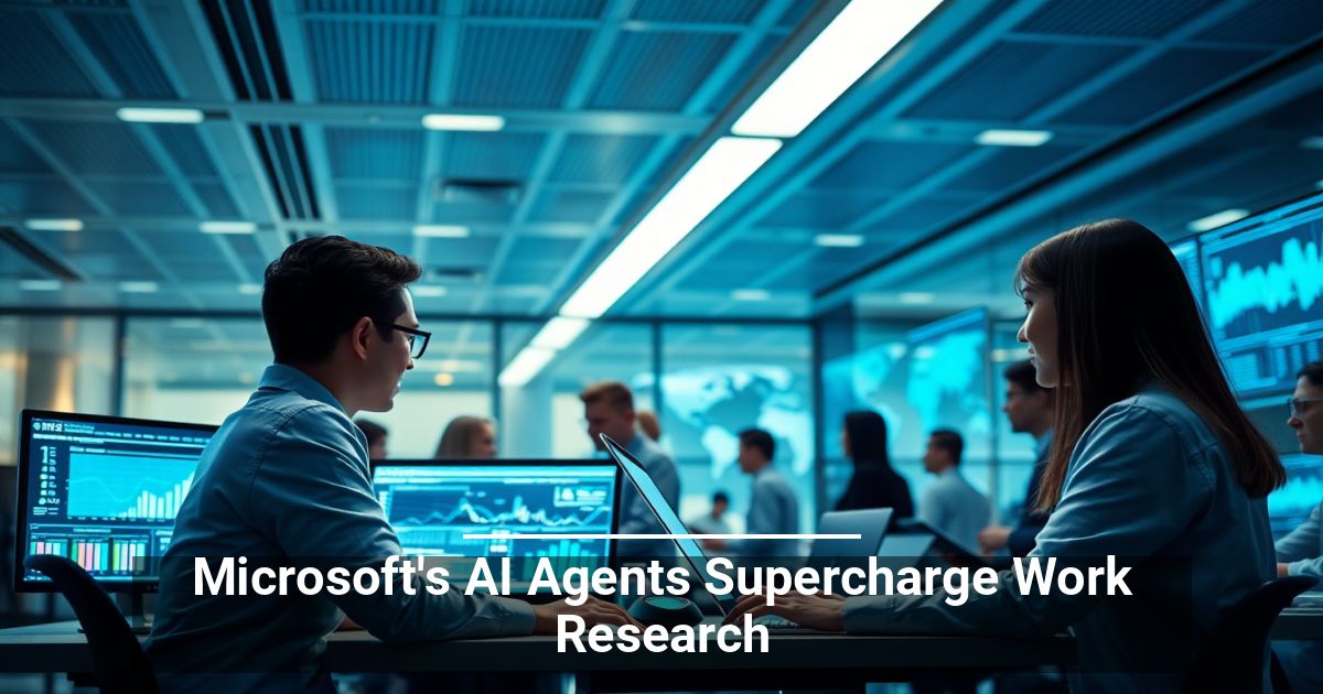 Microsoft’s AI Agents Supercharge Work Research