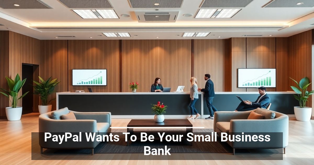 PayPal Wants To Be Your Small Business Bank