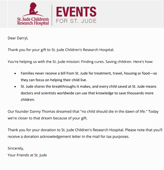 MYDWARE Backs St. Jude's Lifesaving Work To Defeat Life-Threatening Childhood Diseases With Charitable Donation