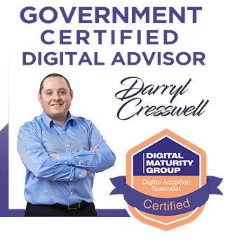 CEO Darryl Cresswell obtains Government Accreditation as a Certified Digital Advisor
