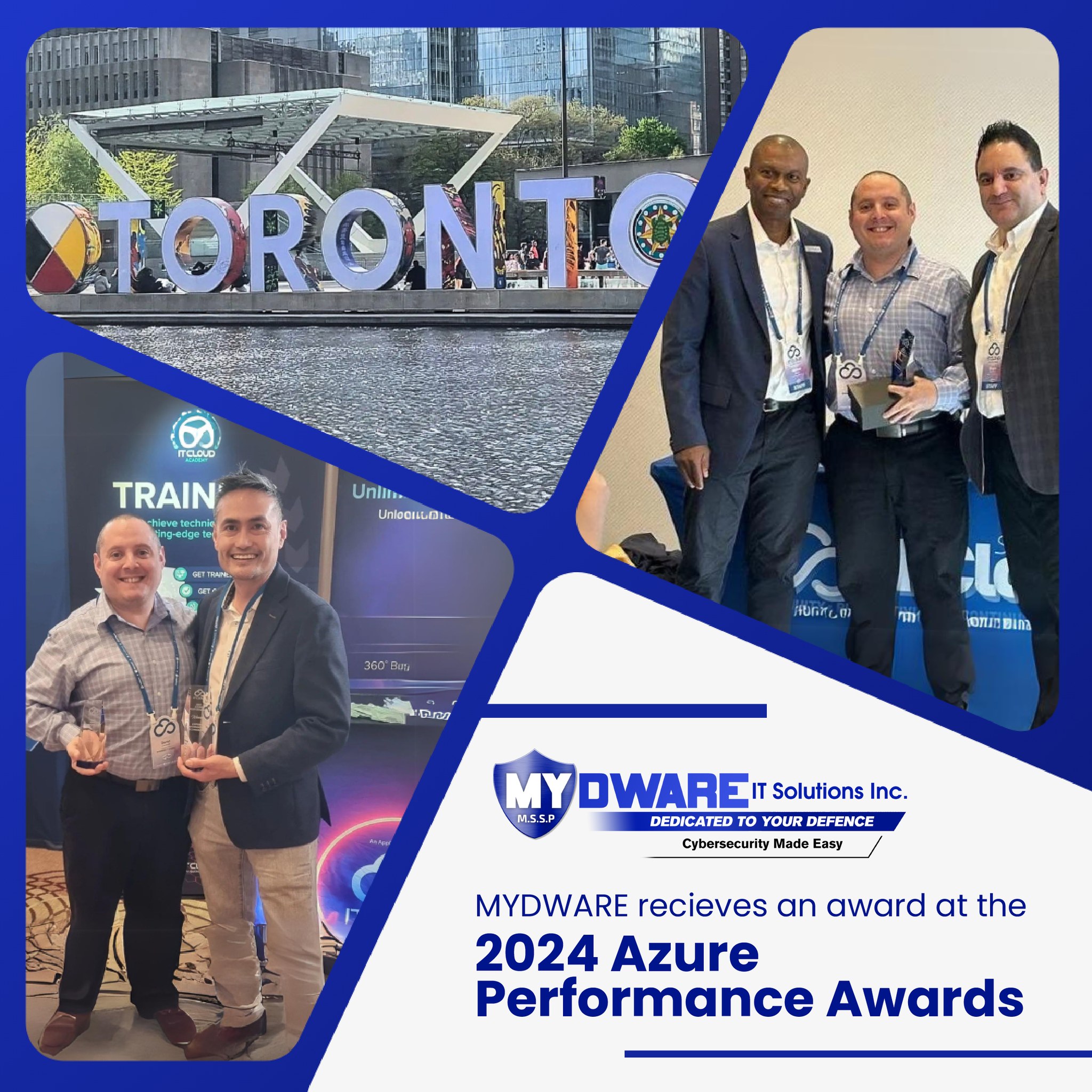 MYDWARE Recognized as a Top Performer at the 2024 Azure Performance Awards in Toronto